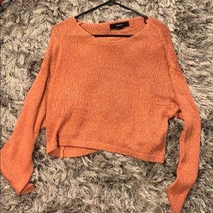 coral sweater